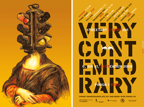 flyer very contemporary