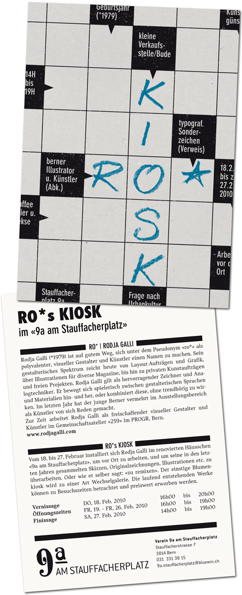 ro*s Kiosk – 9a am Stauffacherplatz