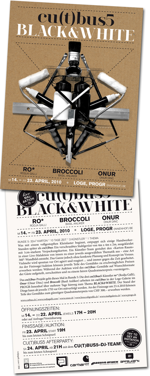 cu(t)bus5–BLACK&WHITE Flyer